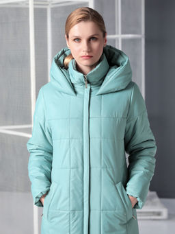 25417 Пальто св.зеленый - Dizzyway фото 7