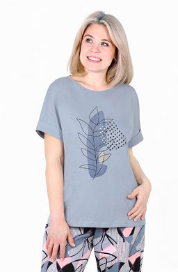 Костюм Уют К-321 (46-64) кулирка - Лотос фото 7