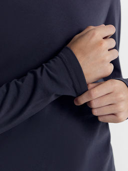 Однотонный серый джемпер с воротником-стойкой - Mark formelle фото 6