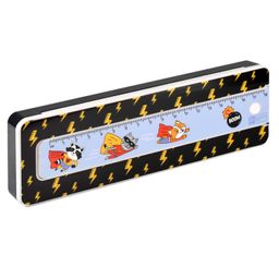 Пенал школьный в комплекте с линейкой, арт.57965/ 50 СУПЕР ГЕРОИ 21х6.4х2.5 см, АБС-пластик, полиэти
