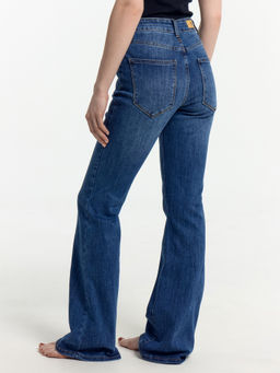 Брюки женские джинсовые FLARE FIT синие - Mark formelle фото 5