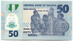 50 найра 2024 года Нигерия