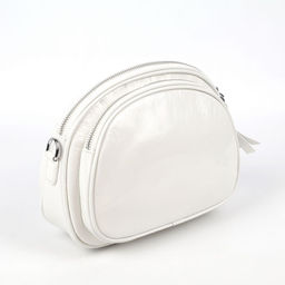 Женская кожаная овальная сумка кросс-боди 0103-3 - Cidirro фото 4