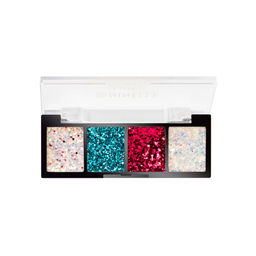 Тени для век 4 оттенка La Mirada, 508 сияющие глиттеры 1776N11749