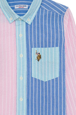 U. S. Polo Assn Пудровая рубашка с длинными рукавами для мальчика - U.s. polo assn фото 2