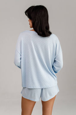 1506 БЕЛАЯ ПИЖАМА (РОМБ) - Karolina фото 8