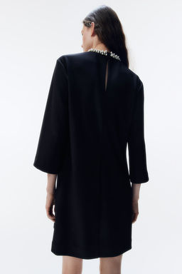 Vestido con cuello de pedreria - H&m фото 4