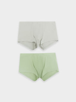 Трусы боксеры мужские в наборе, 2 шт пыльная оливка +сталь 411122-2 - Mark formelle фото 5