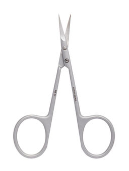 Frau Finger Ножницы маникюрные для кутикулы изогнутые / Premium PS 27, матовые, ручная заточка, 10 см