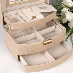 Шкатулка для украшений 22х15х13 см / JH016 /уп 24/ - Галеонтрейд фото 3