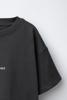 SLOGAN PRINT T-SHIRT - Zara фото 4