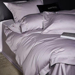 КПБ Mency Winni Mark Cross Бархатный сатин MENWMC005 2 спальный