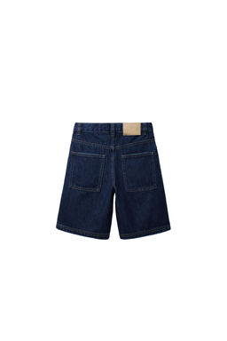 BERMUDA DENIM RELAXED BAGGY / ?ndigo - Zara фото 8
