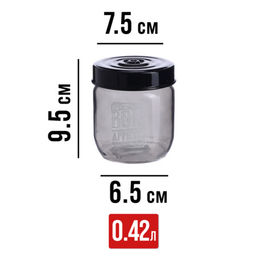 80761-80762-80763 Набор банок для сыпучих 425/660/1000 мл MB (х12) - Mayer&boch фото 3