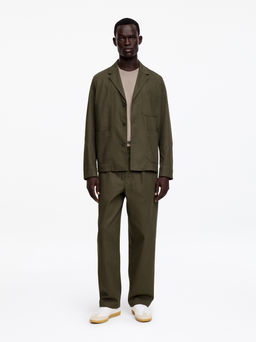 Pantalones de lino y algod?n loose fit - H&m фото 4