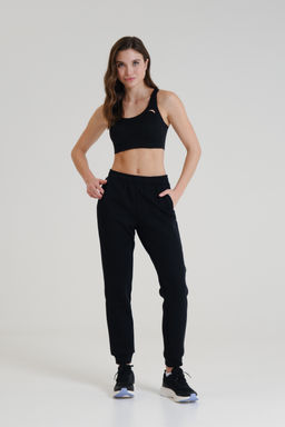 Брюки трикотажные удлиненные Черный - Anta фото 2