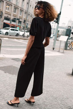 PANTAL?N VOLUMEN / Negro - Zara фото 6