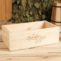Ящик Spa Day at Home, 24.5×14×8 см, деревянный