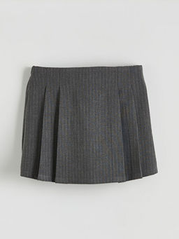 Beli Lastikli Pileli K?z ?ocuk ?ort Etek