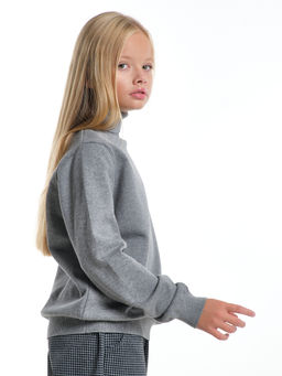 Джемпер (водолазка) 33-12240 т.серый