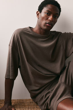 Camiseta y pantalon corto de pijama - H&m фото 3