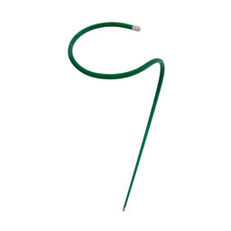Цена за 2 шт. Кустодержатель для цветов, d=30 см, h=120(5) см, ножка d=1 см, металл, зелёный - Simaland фото 3