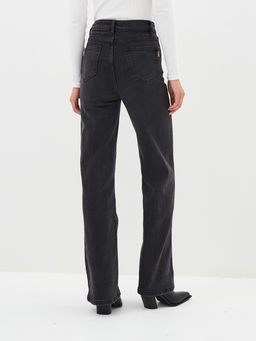 Женские джинсы широкие с высокой посадкой - Mossmore фото 38