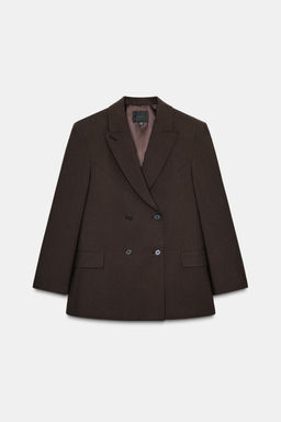 OVERSIZE DOUBLE-BREASTED BLAZER - Zara фото 10