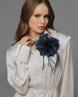 авторская Брошь из перьев - Sahar art lab фото 6