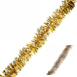 Цена за 10 шт. Мишура 2м 5см "Классика" Шампань