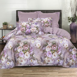 Постельное белье Нора (тенсель) Евро/Пододеяльник (молния, ушки): 1 шт.- 220*200; Простыня: 1 шт.- 260*240; Наволочка (молния, ушки): 2 шт.- 70*70; Наволочка (молния, ушки): 2 шт.- 50*70 Тенсел