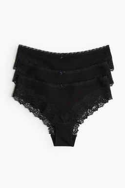 Pack de 3 bragas Hipster con encaje - H&m фото 5