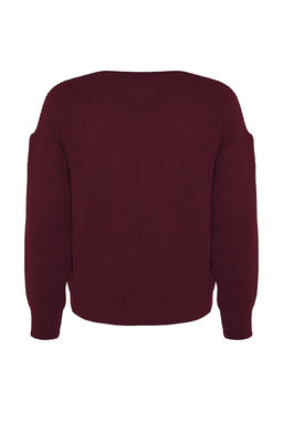 TRENDYOLMILLA Tas Basic V Yaka Triko H?rka TWOAW24HI00383 фото 14