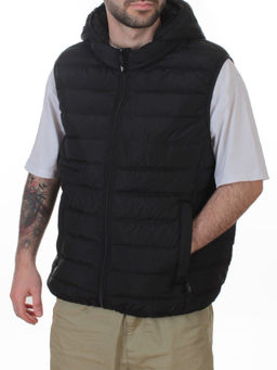 M4001L BLACK Жилет утепленный мужской (130 гр. холлофайбер) - Fashion фото 3