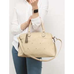 Сумка женская искусственная кожа ADEL-166/2в, 1отд+карм/пер. плечевой ремень, бежевый 252871 - Adelia фото 5