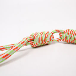 Игрушка тренировочная канатная Бесконечность, 48 см, до 130 г, микс цветов - Пижон фото 3