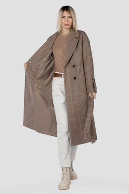 Пальто женское демисезонное (пояс) - El podio фото 2