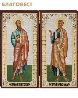 Складень двойной "Святые апостолы Петр и Павел"