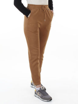 MD54 BROWN Брюки спортивные утепленные женские (85% хлопок, 10% полиэстер, 5% спандекс)