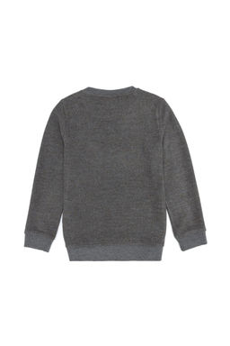 Серая меланжевая водолазка для мальчика - U.s. polo assn фото 5