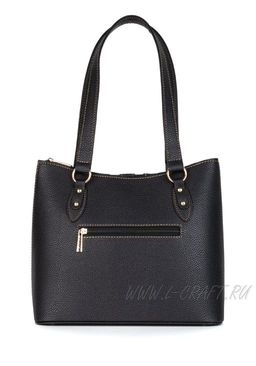 Сумка Модель №1447 | кожзам | гладкий | черный | Р908-1 | 29887 - L-craft фото 3