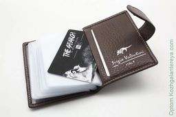 Женская кожаная визитница Sergio Valentini СВ 8030-010  фото 10