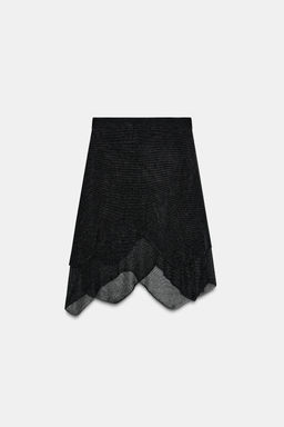 METALLIC KNIT SKIRT - Zara фото 2