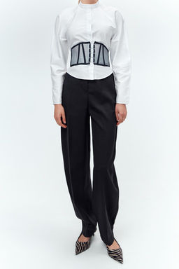 MESH BONED CORSET WITH METAL DETAILING - Zara фото 2