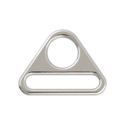 Фурнитура сумочная металл Gamma GH 15/25 Рамка литая треугольная 23 х 30 мм 10 шт. №04 под никель