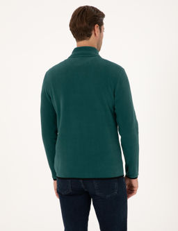 Z_mr_t Regular Fit Yar_m Fermuarl_ Polar Sweatshirt - Pierre cardin фото 5