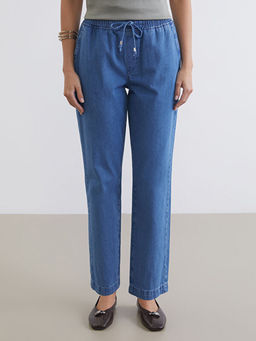 Beli Lastikli Carrot Fit Kad?n Jean Pantolon