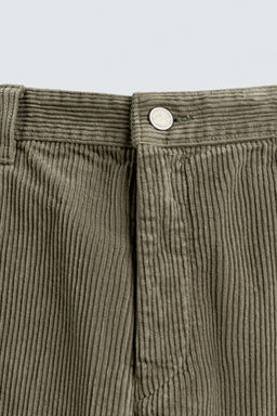 CARROT FIT CORDUROY TROUSERS - Zara фото 8