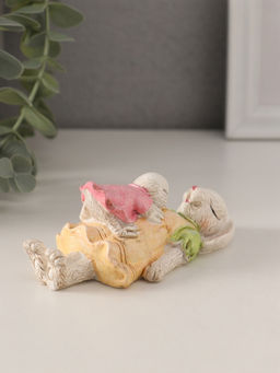 Фигурка полистоун Зайка и цыплёнок: здоровый сон, 11?5?4 см