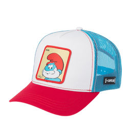Бейсболка CAPSLAB арт. CL/SMU/1/CT/PAPA The Smurfs Papa (белый / красный)